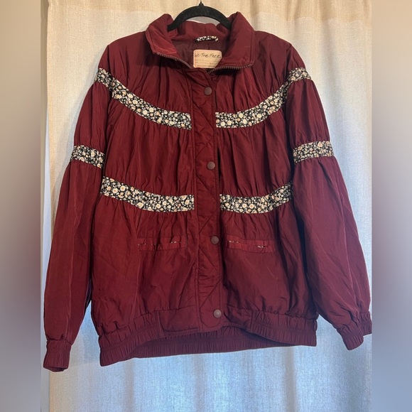 Free People On My Mind Bomber Jacket Size Small - Picture 1 of 4